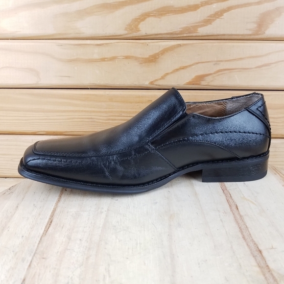 Joseph Abboud Men\'s 9 M Loafer Slip On Black Leather Dress Formal Shoes X173421 main image 10